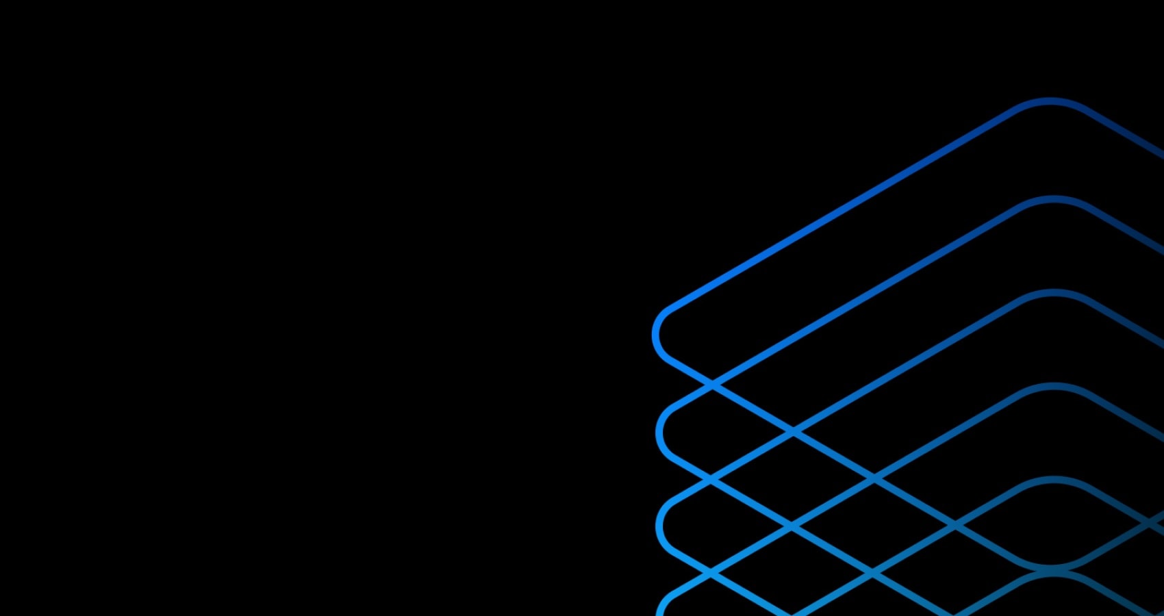 층층이 파란색 선이 있는 희미한 추상적 디자인.